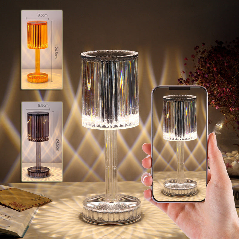 Crystal Diamond Table Lamp