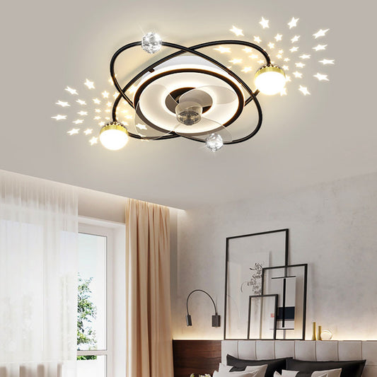 Nordic LED Ceiling Fan Light