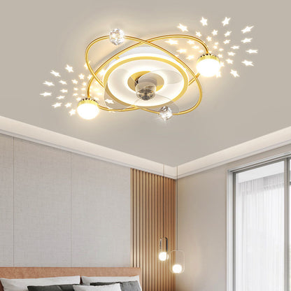 Nordic LED Ceiling Fan Light