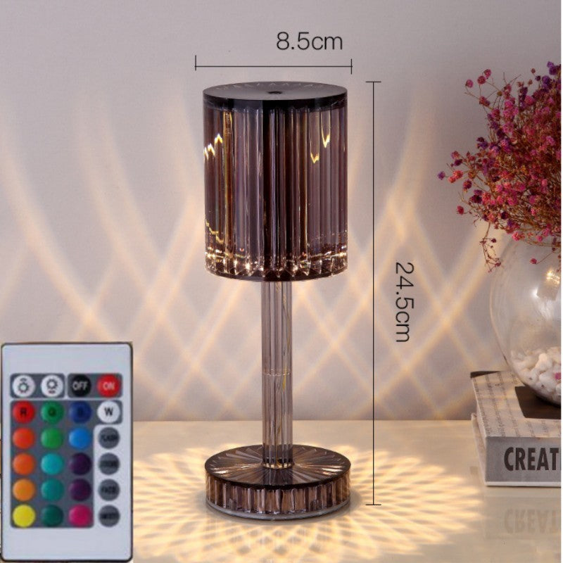 Crystal Diamond Table Lamp