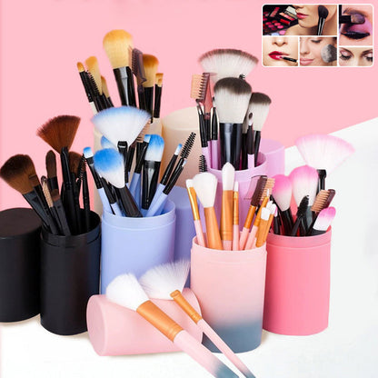 12-Pcs Makeup Brush Set