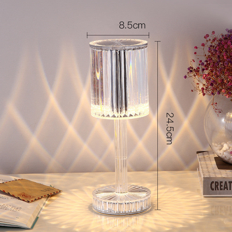 Crystal Diamond Table Lamp