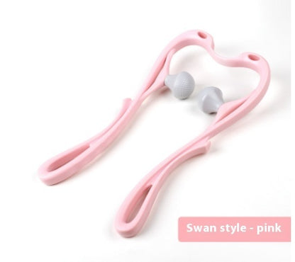 Manual Six-Wheel Neck Massager