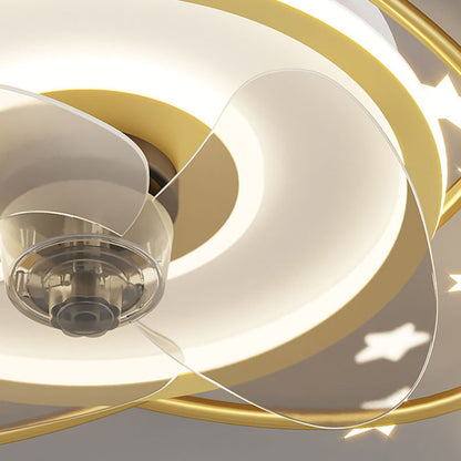 Nordic LED Ceiling Fan Light